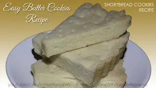 Easy BUTTER Cookie Recipe - One Bite You'll Fall In Love !