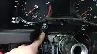 Removing the dashboard on the new Tiguan
