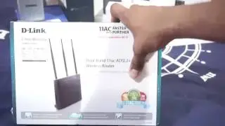 D-Link Wireless AC750 DSL-2877AL Router Unboxing and First Look