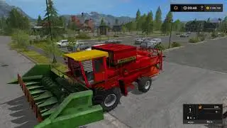 Farming Simulator 2017 обзор: комбайна 