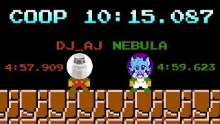 Super Mario Bros. Co-op Speedrun in 10:15.087 (ft. DJ__AJ and Nebula_Composer)