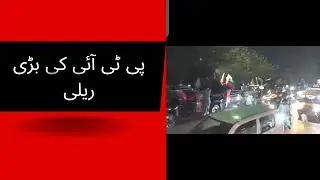 پی ٹی آئی شفقت محمود کی لاہور حلقہ این اے 130میں بڑی ریلی