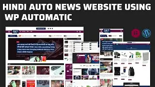 Advanced Hindi Auto News website with Amazon affiliate Products using WP Automatic Plugin Wordpress