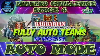 Barbarian Limited Challenge Stage 4 | Barbaric Journey Stage 4 (2 Fully Auto Teams) - Part 3