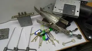 как открыть замок бабочку .набор для открытия сувальдных замков. сайт: 