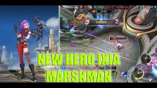 39 Kill + SAVAGE !!! Gameplay NEW HERO MARKSMAN IXIA | MOBILE LEGEND INDONESIA