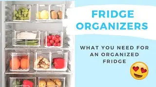 Fridge Organizers (100% Freezer-safe!)