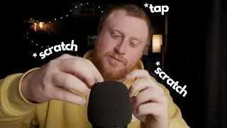 ASMR - Fast and Aggressive Mic Triggers / Mic Scratching, Tapping, Rubbing / Mic Pumping, Swirling