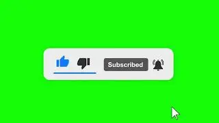 Subscribe & Like Animation | Green Screen Animation | Gajjar's Green Screen