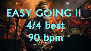 4/4 Drum Beat - 90 BPM - EASY GOING II - Lets Jam