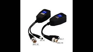 4K Passive Video Balun-BNC Transfer to RJ45 connection for AHD Cameras