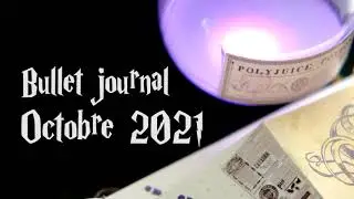 Bullet Journal - October 2021 - Harry Potter