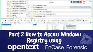 Digital Forensic Investigation Case in OpenText EnCase 23 | Part 2 Windows Registry