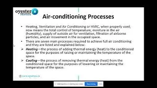Demo Hands-on webinar on HVAC by Oyesters Training