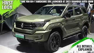 Tank 400 Hi4-T Hardcore SUV Launched At 2023 Shanghai Auto Show - Full Interior Exterior