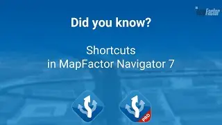 Did you know? Shortcuts in MapFactor Navigator 7 for Android [2022]