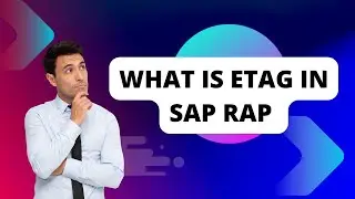 How to Define Etag in SAP RAP | Managed Optimistic Concurrency Control