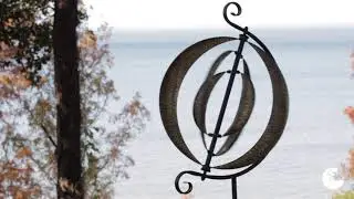 Three-Ring Galactic Metal Wind Spinner