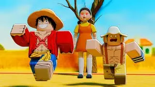 One Piece Voice Actors Survive Squid Game (Roblox)