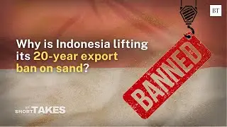 Why is Indonesia lifting its 20-year export ban on sand?