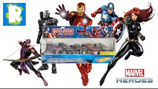 Hot Wheels. Машинки персонажей комиксов 