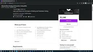 FREE COUPON to my Ultimate Ethical Hacking Course - First 1000 Redemptions Only