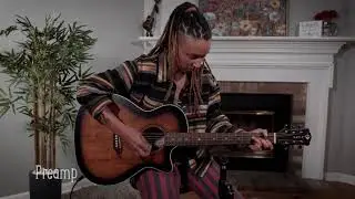 Luna Art Vintage Grand Auditorium Guitar with Fishman