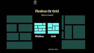 Flexbox Or Grid What to choose? | Codecrushers #likeforlikes #coding #likeshort #programmingtips