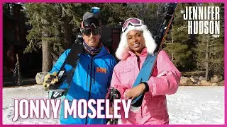 Jennifer Hudson Learns to Ski with Olympian Jonny Moseley