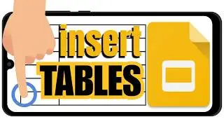 How to Insert Tables in the Google Slides App (Mobile Hack!)