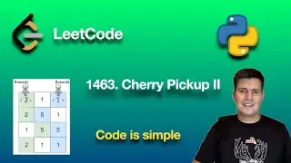 LeetCode 1463  Cherry Pickup II - python