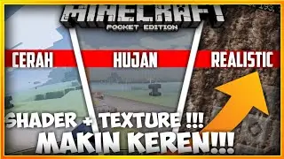 Top 3 | Shader Realistic + Texture😱😱Makin Keren Parah! Support Ram 1GB | 1.13/.14/1.15/1.16