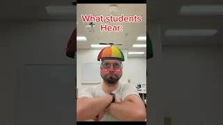 Teacher says Vs Student hear! 