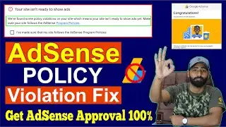 We’ve found some policy violations on your site (100% SOLUTION) | AdSense Policy Violation FIX