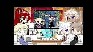 If you touch my brother you are all dead react to Rosalette as random gacha tiktok | 1/2