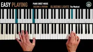 ✨ Blinding Lights  @TheWeeknd     🎹 intermediate🧉 #theweeknd  #blindinglights   #piano #hitpiano