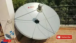 solid 4 feet dish gsat 83 east good signal 83 east gsat30 83 east good hindi channels gsat3083east