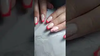 Френчик #маникюр #МоиНогти #ногти #пилю #nails #manikur #nailart #дизайнногтей