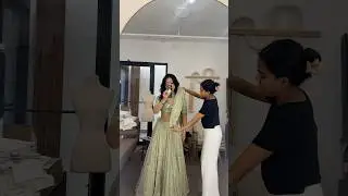 trying on indian clothes for a wedding! 