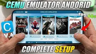 Wii U Emulator on Android! Cemu v0.4 Full Setup & Best Settings | Cemu Emulator Android Setup
