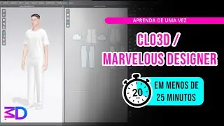 Aprenda Clo3D / Marvelous Designer em Menos de 25 minutos