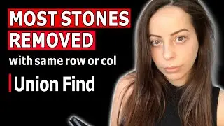 Google Coding Interview Question and Answer - Most Stones Removed with Same Row or Column [LeetCode]
