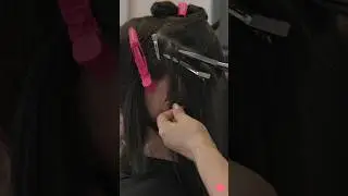 Watch how I add hair extensions to 25% gray hair 