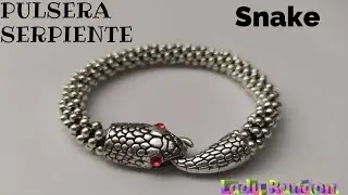 Snake Bracelet. Como hacer una pulsera serpiente. #aesthetic #pulseras #bracelets