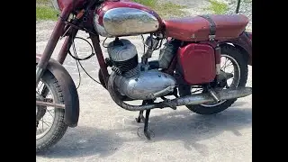 Двигатель Ява (Jawa) 350/360 тест 11.06.2023 после ремонта (г. Изобильный, Ставропольский край)