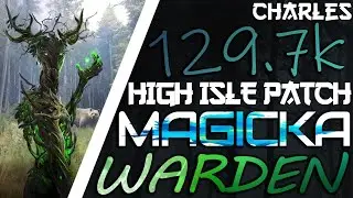 🐻‍❄️ Magicka Warden | 129.7k DPS PvE build | ESO - High Isle