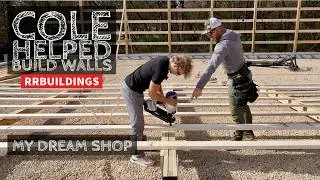 My Dream Shop Ep - 10: Cole Helped me Build Walls