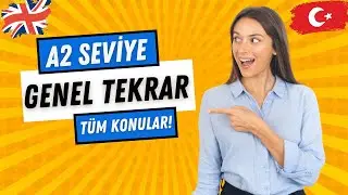 İngilizce Genel Tekrar ( A2 Seviye ) | Sıfırdan İngilizce Öğren | İngilizce Dersleri
