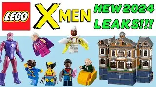 NEW LEGO X-MEN X-MANSION LEAKS!!! WOLVERINE, GAMBIT, STORM, SENTINELS, AND MORE!!!