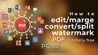 Edit pdf like a pro on PC | Check this - pdf to word | tutorial | Priashis Ghosh